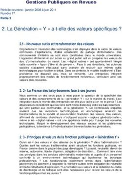 La G&eacute;n&eacute;ration " Y " a-t-elle des valeurs sp&eacute;cifiques ?