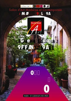 2018 18 21 OCTOBRE - 1Oème Edition ANNIVERSAIRE - BUSINESS ART FAIR - BUSINESS ART FAIR 2018