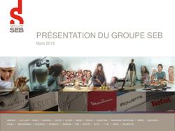 PR&Eacute;SENTATION DU GROUPE SEB - Mars 2016 - Club de l'Ours
