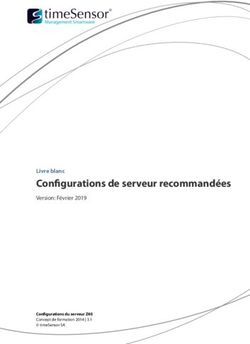 Configurations de serveur recommandées - Livre blanc Version: Février 2019