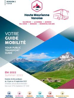VOTRE GUIDE MOBILIT&Eacute; YOUR PUBLIC TRANSPORT GUIDE - &Eacute;t&eacute; 2022 Summer 2022 - VERSION 3 - Lc.cx