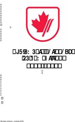 Règlements nationaux de compétition 2018-2019 - Dernière révision : octobre 2018 - Alpine Canada