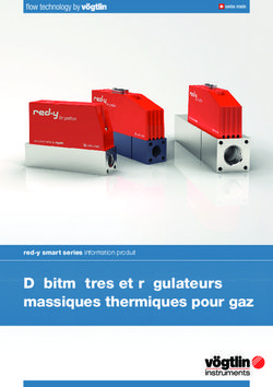 D&eacute;bitm&egrave;tres et r&eacute;gulateurs massiques thermiques pour gaz - red-y smart series information produit