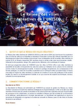 Le Réseau des villes créatives de l'UNESCO - Foire aux questions