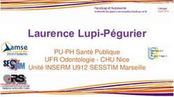 Laurence Lupi-P&eacute;gurier - PU-PH Sant&eacute; Publique UFR Odontologie - CHU Nice Unit&eacute; INSERM U912 SESSTIM Marseille - Drees