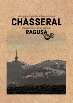 CHASSERAL RAGUSA À LA DÉCOUVERTE DU | AUF DEN SPUREN VON - MYCITY