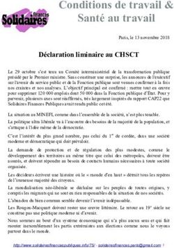 Conditions de travail & Sant&eacute; au travail - Sections Solidaires ...