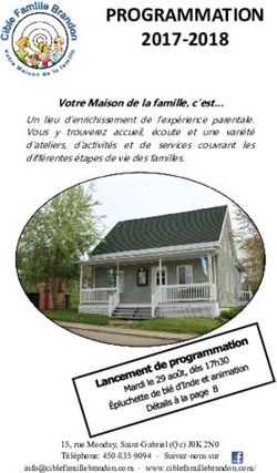 PROGRAMMATION 2017-2018 - Cible Famille Brandon