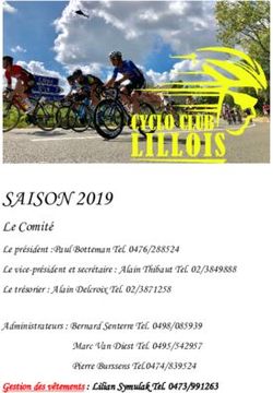 SAISON 2019 Le Comit&eacute; Le pr&eacute;sident :Paul Botteman Tel. 0476/288524 - Cyclo Club Lillois