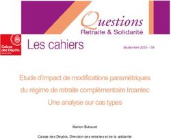 Etude d'impact de modifications param&eacute;triques du r&eacute;gime de retraite compl&eacute;mentaire Ircantec Une analyse sur cas types - Marion Bulcourt Caisse des ...