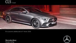 CLS Coupé - Prix-courants valables dès le 1er février 2020