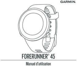 FORERUNNER 45 Manuel d'utilisation