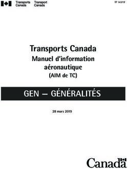 GEN - GÉNÉRALITÉS Transports Canada - Manuel d'information aéronautique (AIM de TC)