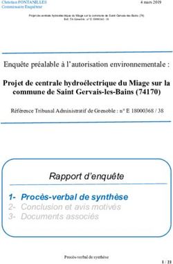 Rapport d'enquête 1- Procès-verbal de synthèse 2- Conclusion et avis motivés 3- Documents associés - Préfecture de Haute-Savoie