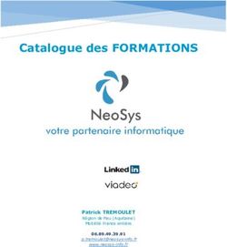 Catalogue des FORMATIONS - Patrick TREMOULET Région de Pau (Aquitaine) - NeoSys