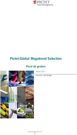 Pictet-Global Megatrend Selection - Point de gestion ...