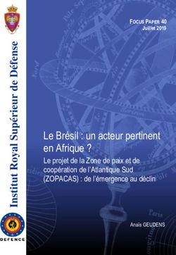 Le Brésil : un acteur pertinent en Afrique ? - Le projet de la Zone de paix et de coopération de l'Atlantique Sud (ZOPACAS) : de l'émergence au déclin