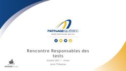 Rencontre Responsables des tests - Octobre 2021 I virtuel Annie Thibodeau