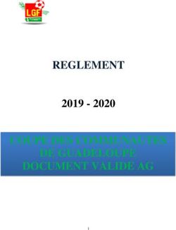 REGLEMENT COUPE DES COMMUNAUTES DE GUADELOUPE DOCUMENT VALIDE AG 2019 - 2020 - 2020 COUPE DES COMMUNAUTES DE ...