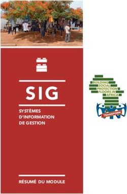 SIG SYST&Egrave;MES D'INFORMATION DE GESTION - R&Eacute;SUM&Eacute; DU MODULE - UNICEF