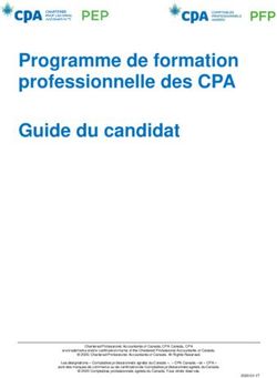 Programme de formation professionnelle des CPA Guide du candidat - CPA Canada