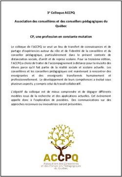 3e Colloque ACCPQ Association des conseillères et des conseillers pédagogiques du Québec CP, une profession en constante mutation