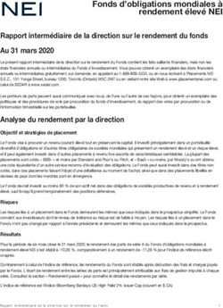 Fonds d'obligations mondiales &agrave; rendement &eacute;lev&eacute; NEI - Placements NEI