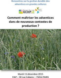 Comment maîtriser les adventices dans de nouveaux contextes de production ? - Rencontres sur la gestion durable des adventices en grandes cultures ...