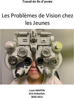 Les Problèmes de Vision chez les Jeunes - Travail de fin d'année - Louis MARTIN 6C2 Hollenfels
