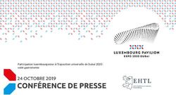Participation luxembourgeoise &agrave; l'Exposition universelle de Duba&iuml; 2020 : volet gastronomie