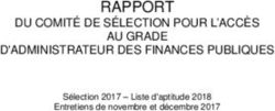 RAPPORT DU COMITÉ DE SÉLECTION POUR L'ACCÈS AU GRADE - D'ADMINISTRATEUR DES FINANCES PUBLIQUES - Association des ...