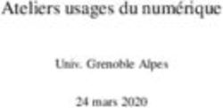 Ateliers usages du numérique - Univ. Grenoble Alpes 24 mars 2020