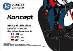 Koncept Notice d'Utilisation User's manual Benutzerhandbuch - FR - p2 EN - p27 DE - p52 - Kortel Design