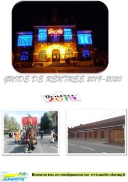 GUIDE DE RENTREE 2019-2020 - Retrouvez tous ces renseignements sur www.mairie-chereng.fr