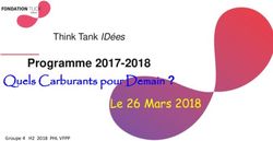 Quels Carburants pour Demain ? - Le 26 Mars 2018 - Fondation Tuck