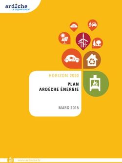 HORIZON 2020 PLAN ARDÈCHE ÉNERGIE - MARS 2015 - L'Ardèche en transition