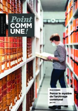 Percer le mystère de l'archivage communal - pp. 7-21 - Union des Communes Vaudoises