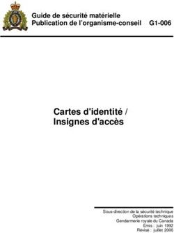 Cartes d'identité / Insignes d'accès - Guide de sécurité matérielle Publication de l'organisme-conseil G1-006