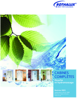 CABINES COMPLÈTES Douche et hydromassage - Barème 2009