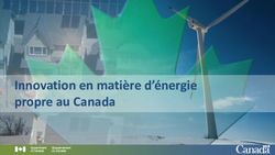 Innovation en matière d'énergie propre au Canada