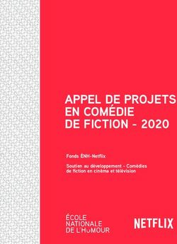 APPEL DE PROJETS EN COMÉDIE DE FICTION 2020 - Fonds ÉNH-Netflix Soutien au développement - Comédies de fiction en cinéma et télévision ...