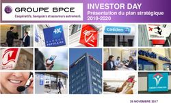 INVESTOR DAY Présentation du plan stratégique 2018-2020 - 29 NOVEMBRE 2017 - Bpce