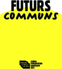 FUTURS COMMUNS SCHÉMA D'ORIENTATION COOPÉRATIF - Friche la Belle de Mai