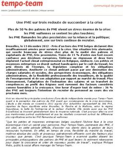 Une PME sur trois redoute de succomber à la crise