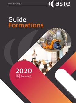 Guide Formations 2020 - ASTE