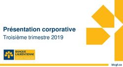 Présentation corporative - Troisième trimestre 2019 - Laurentian Bank