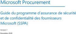 Microsoft Procurement - Guide du programme d'assurance de sécurité et de confidentialité des fournisseurs Microsoft (SSPA)