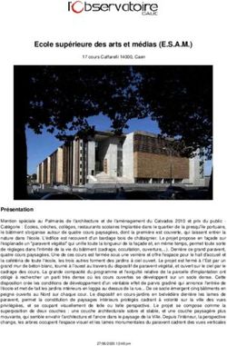 Ecole sup&eacute;rieure des arts et m&eacute;dias (E.S.A.M.) - L'Observatoire ...