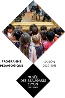 PROGRAMME PÉDAGOGIQUE - SAISON 2020-2021 - Musée ...