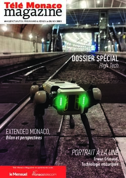 DOSSIER SPÉCIAL High Tech - PORTRAIT À LA UNE - Télé Monaco